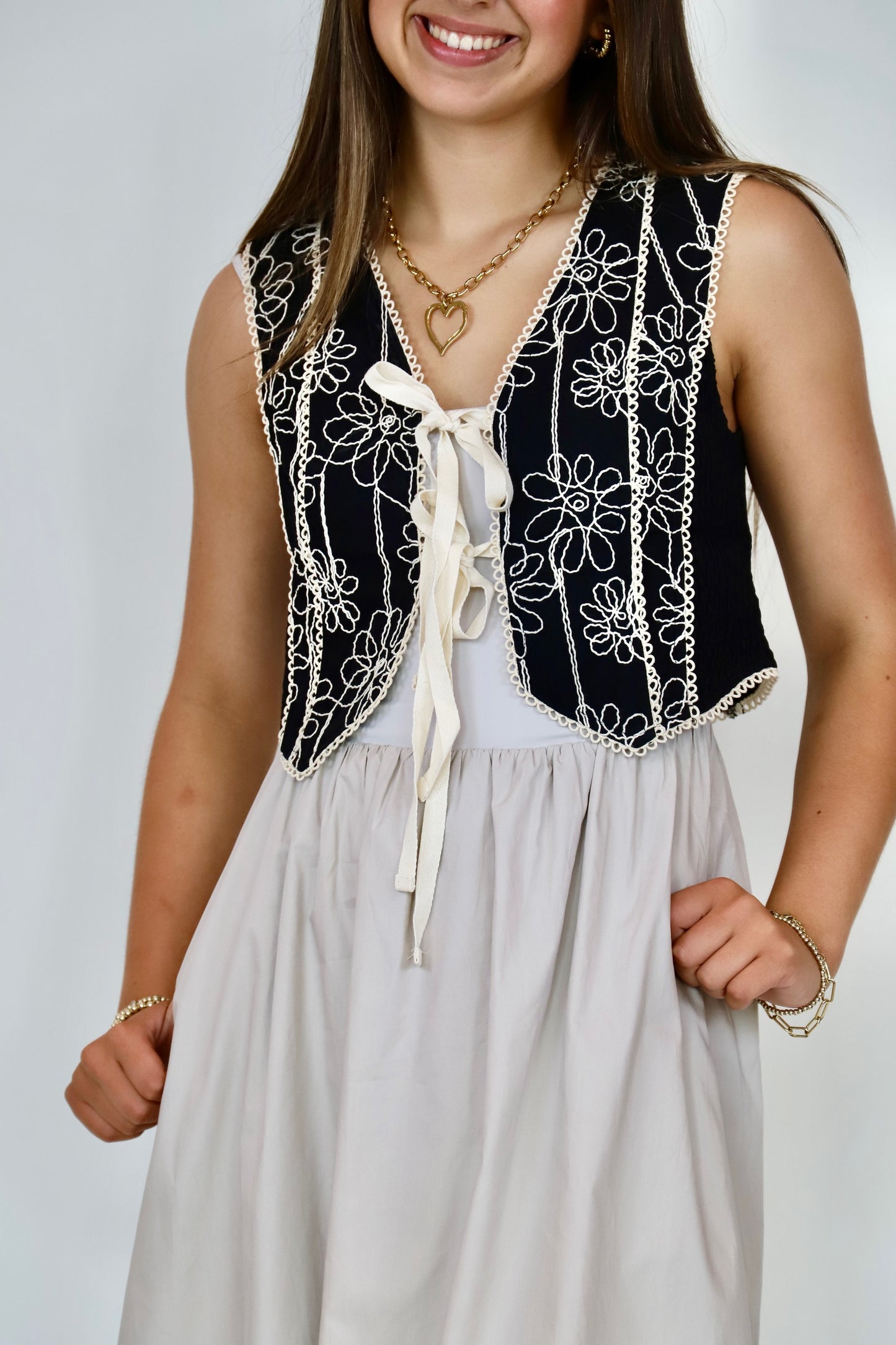 Everyday Elegance Stretch Top Midi Dress