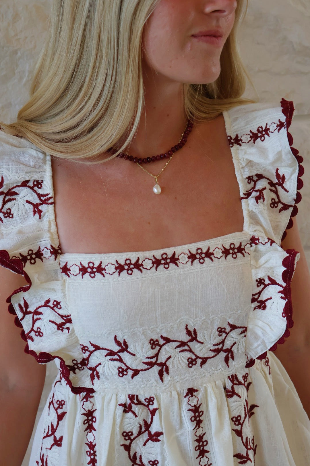 Aggie Flutter Sleeve Dress