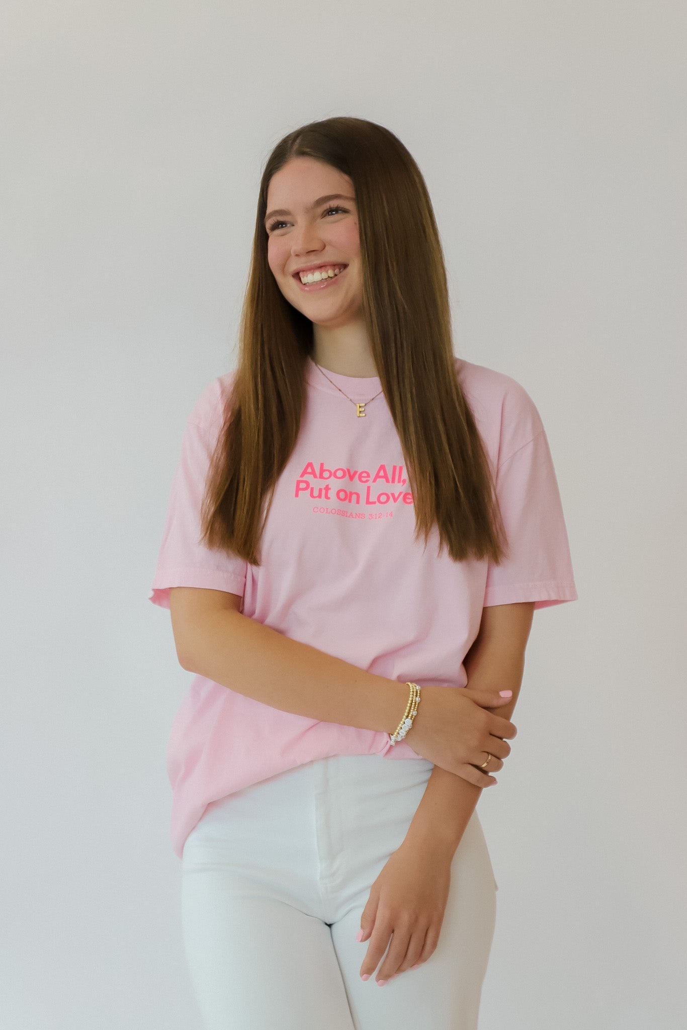 Light Pink Put On Love Tee