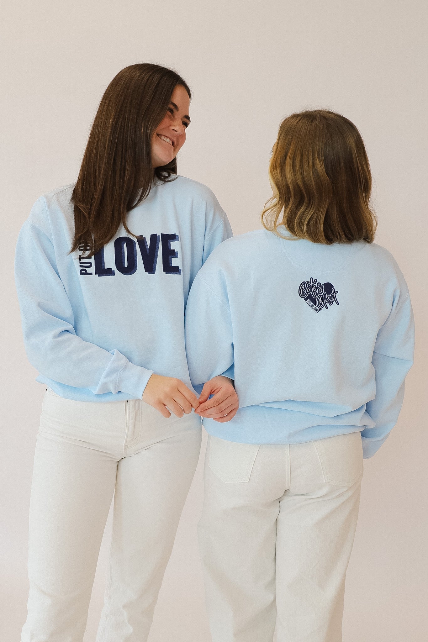 Blue Put On Love Sweatshirt