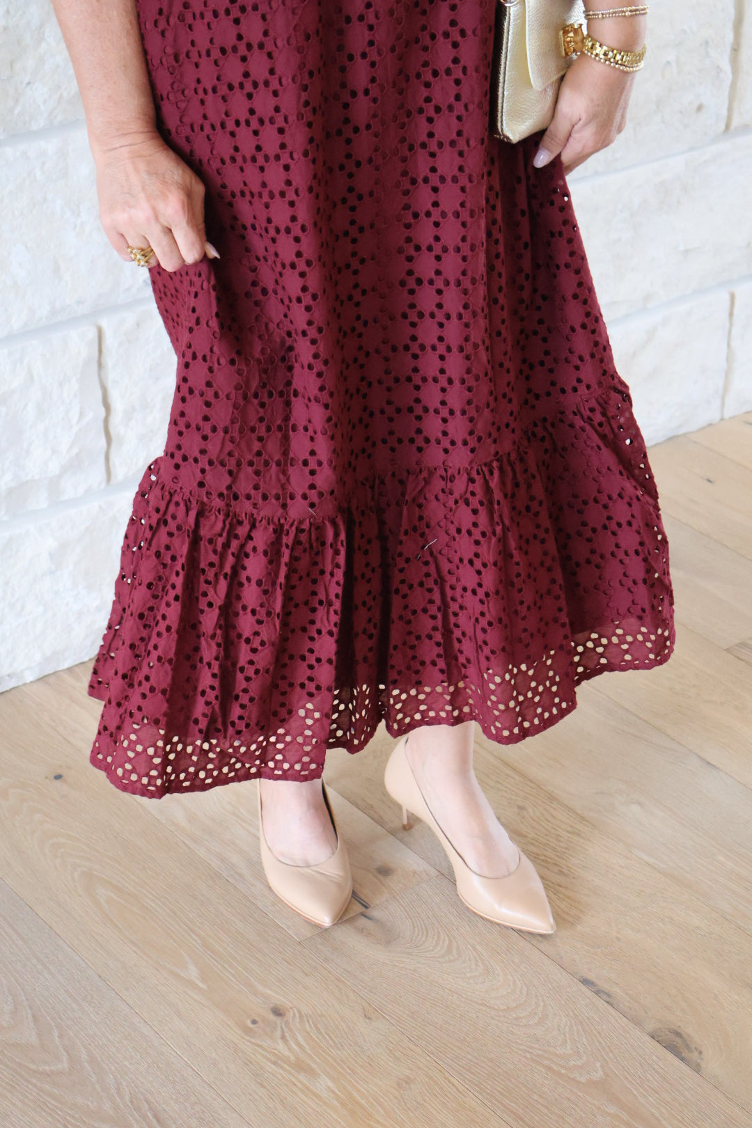 Burgundy Belle Dress