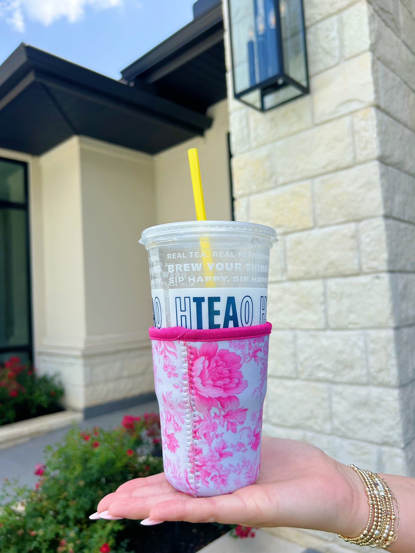 Coffee Koozie Pink