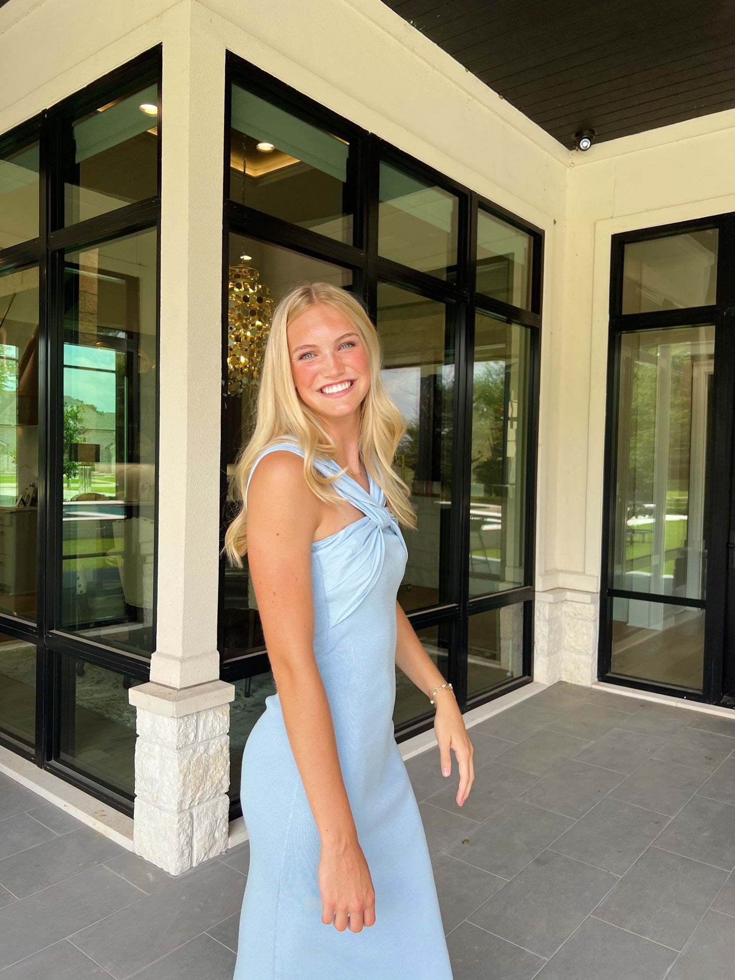 Maxi Powder Blue Dress