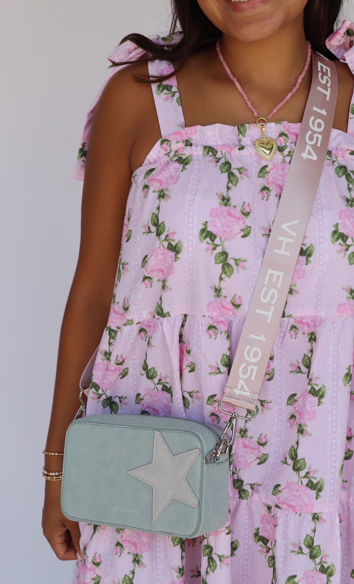 Vintage Havana Blue with Pink Strap