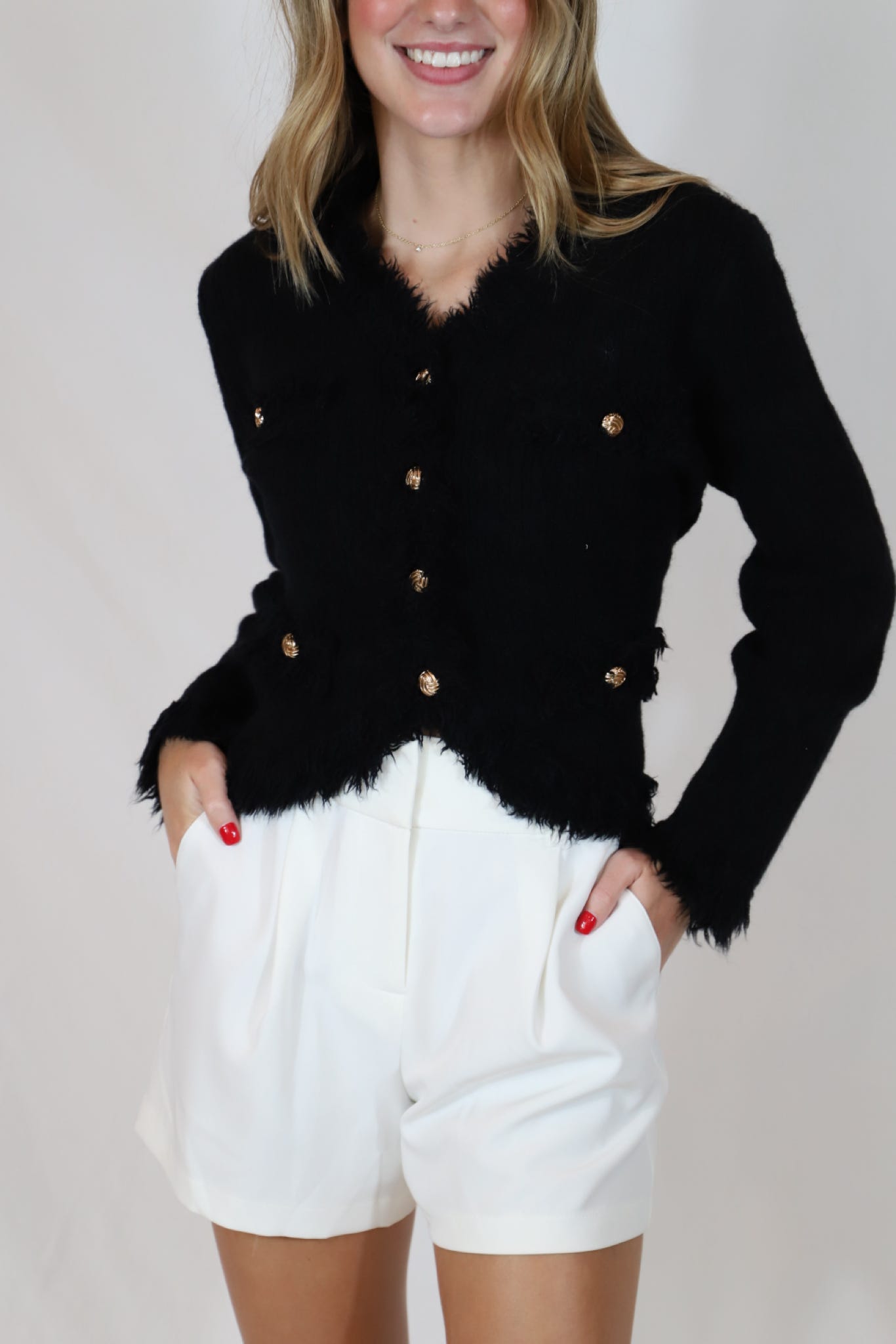 Sophisticated Black Cardigan