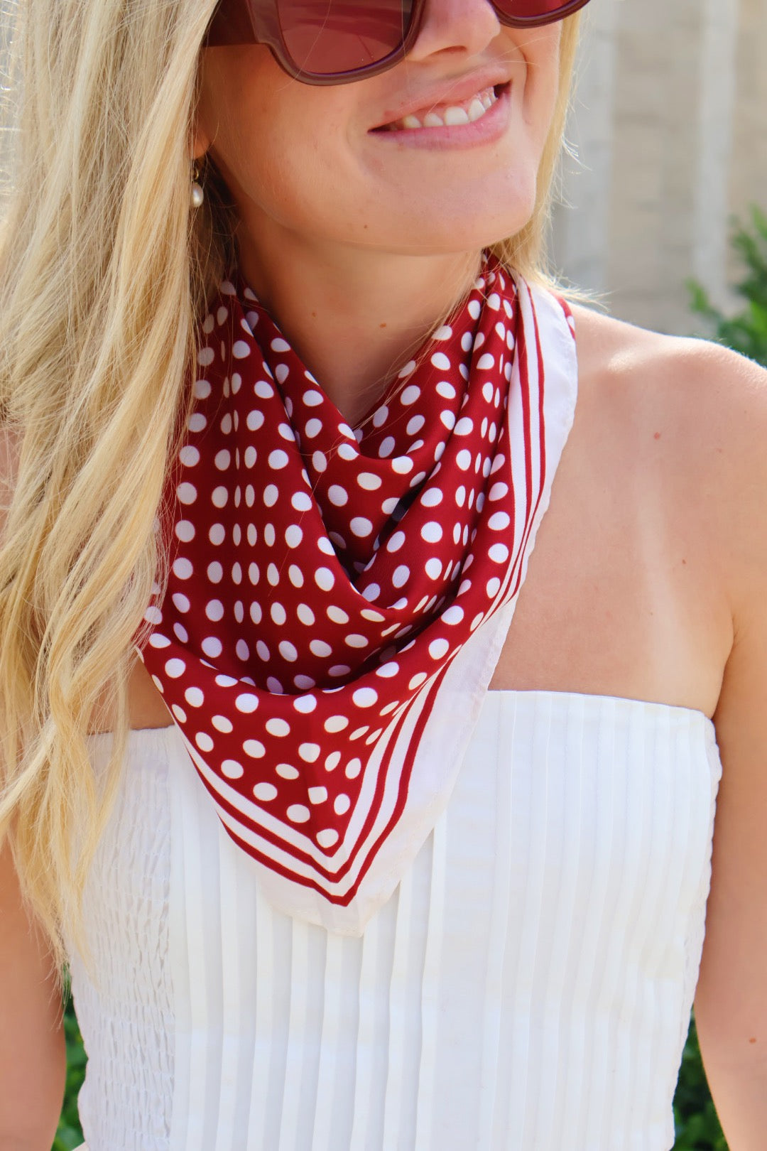 Scarf- Polka Dot Aggie