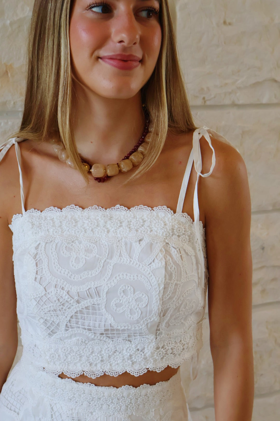 Two Piece Embroidered Set