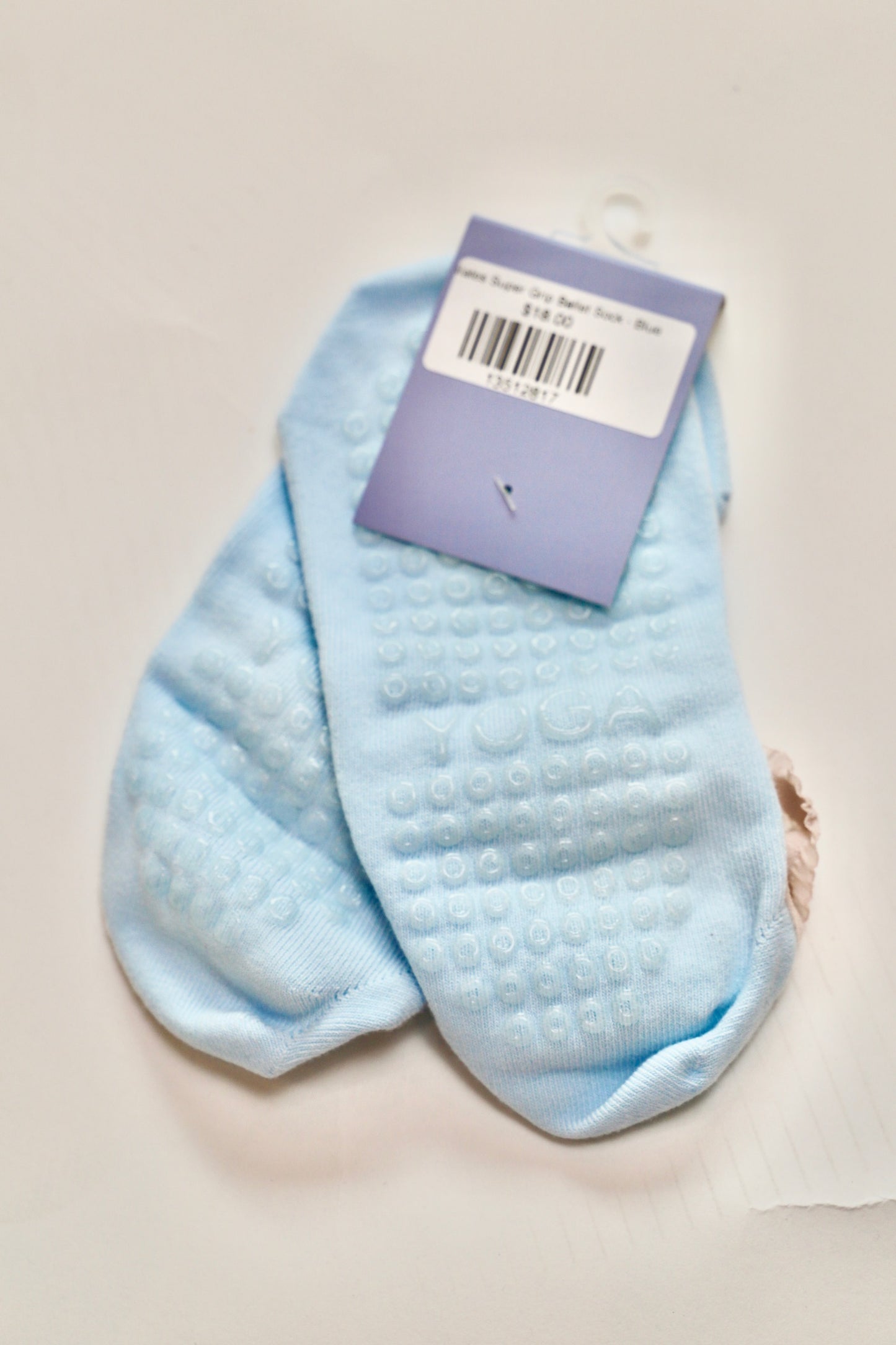 Pilates Super Grip Ballet Sock - Blue