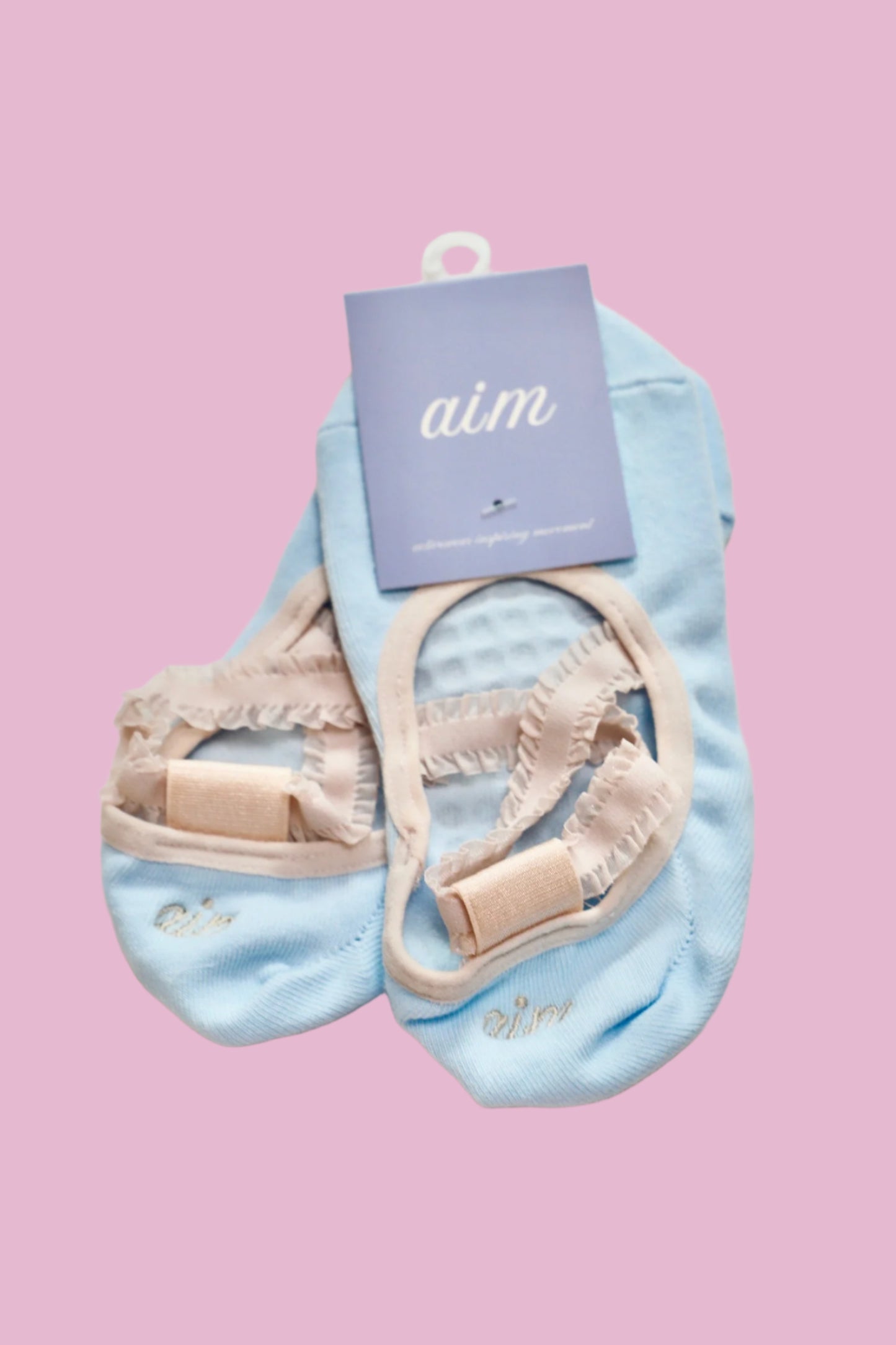 Pilates Super Grip Ballet Sock - Blue
