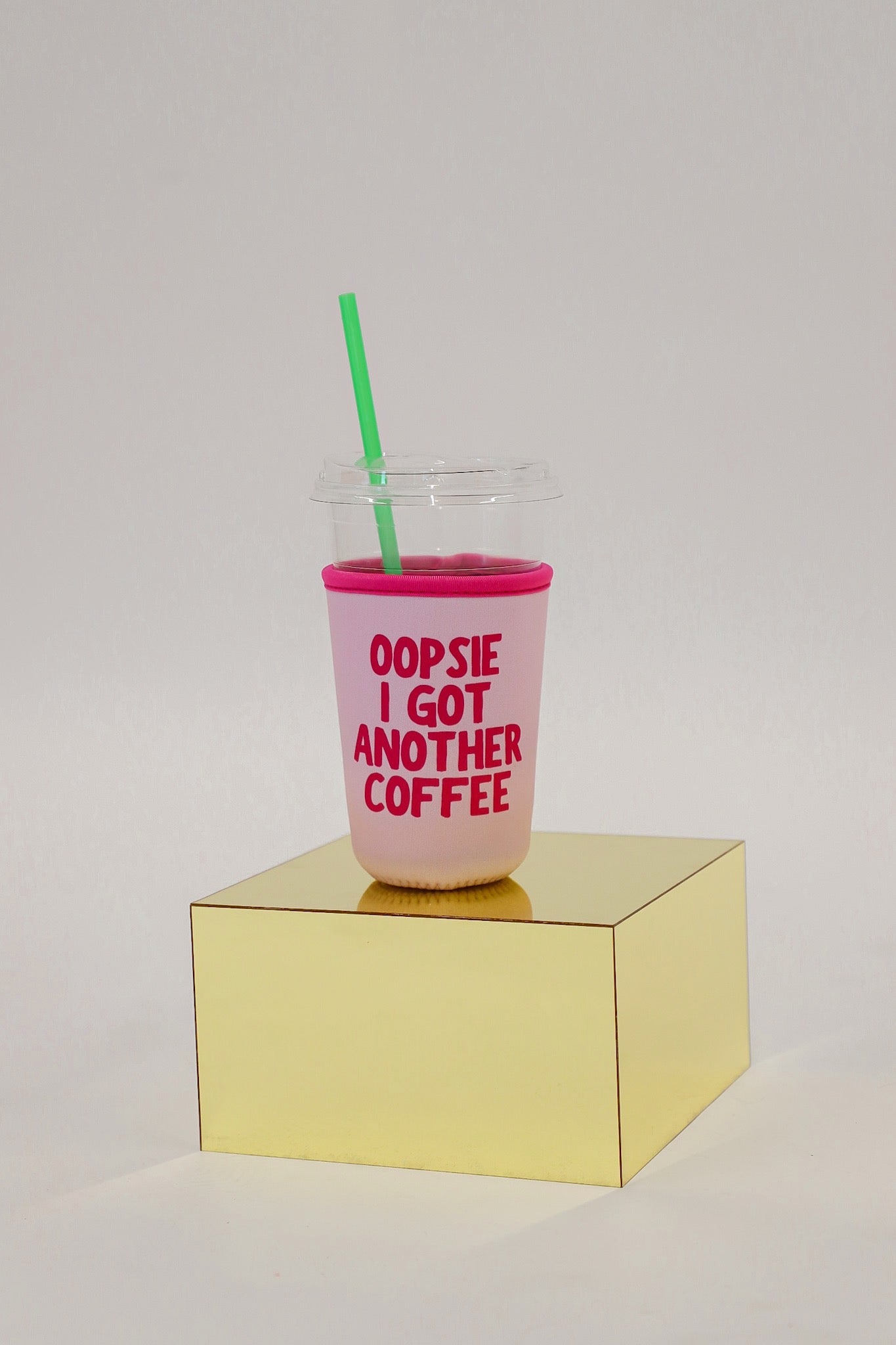 Coffee Koozie Pink