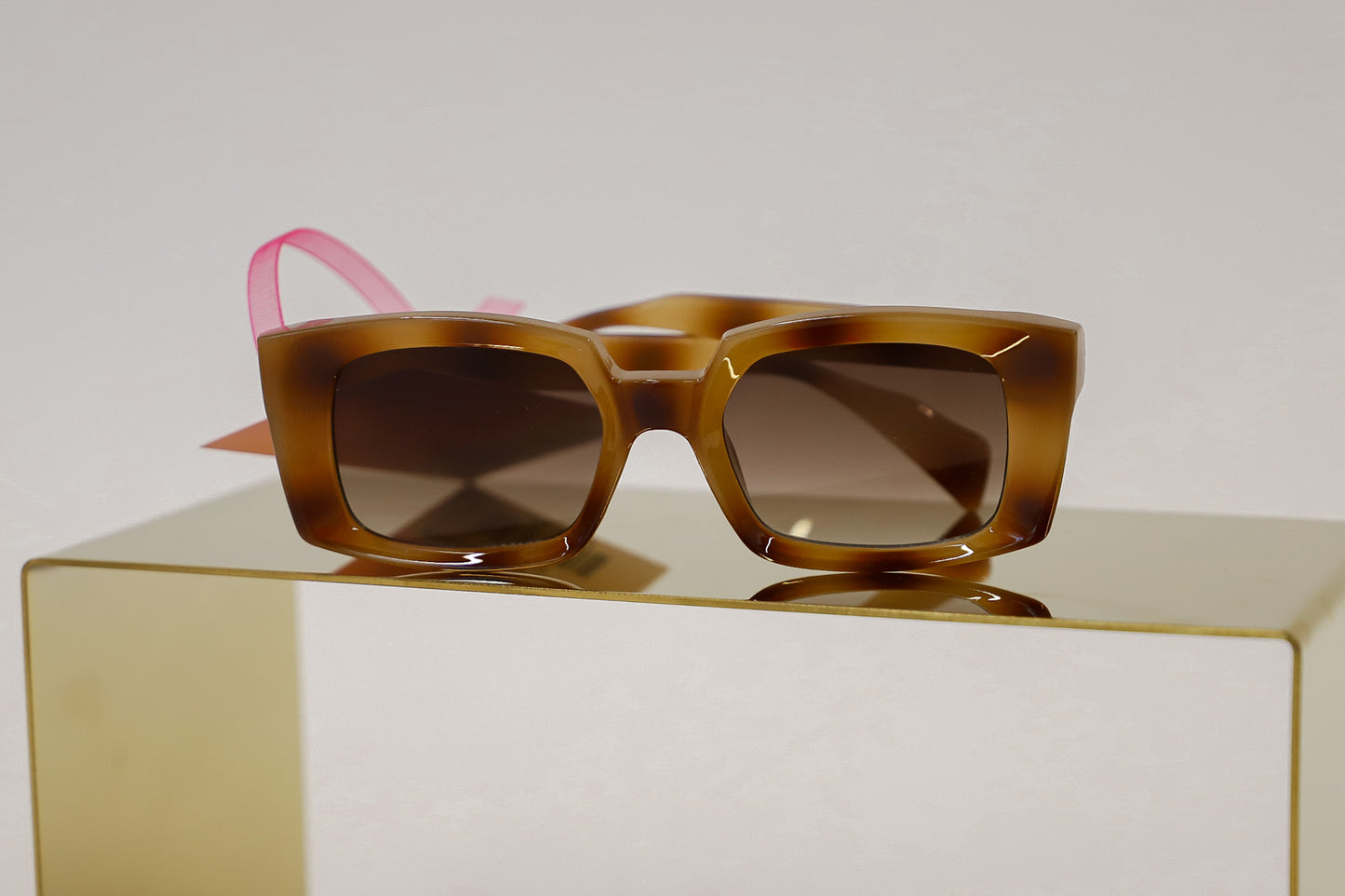 Brown Square Sunglasses