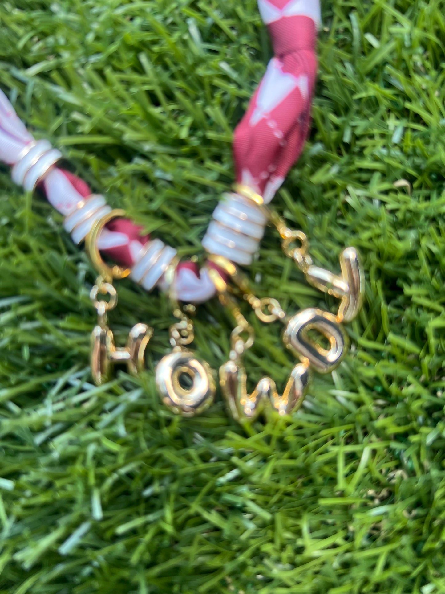 Aggie Charm Necklace- Howdy