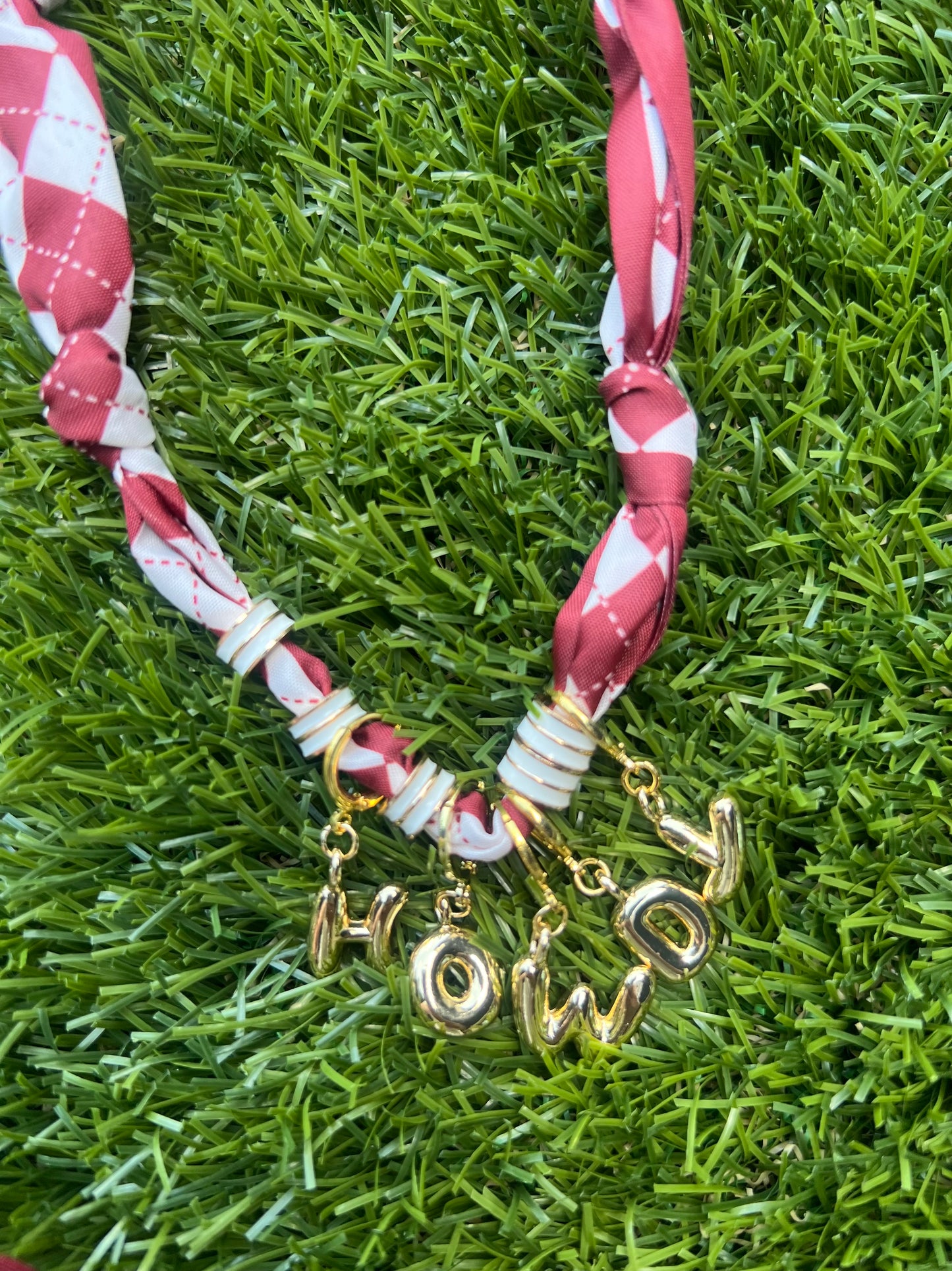 Aggie Charm Necklace- Howdy