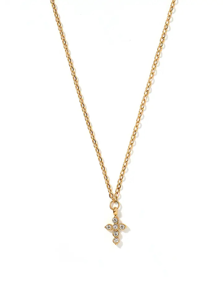 Linny Co Carly Cross Necklace