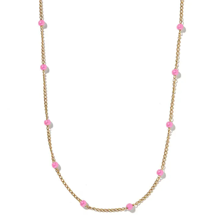 Linny Co Dabney Pink Necklace