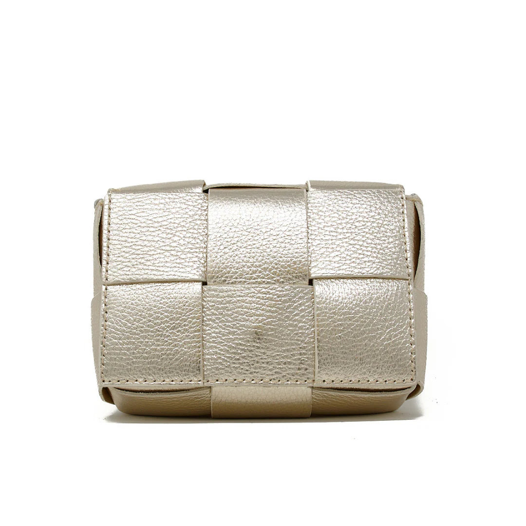 Woven Gold Purse