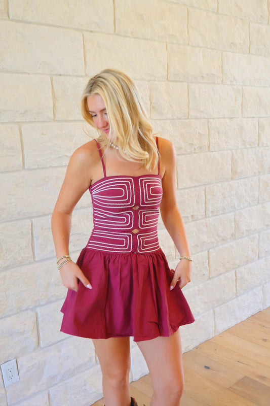Aggie Cutout Mini Dress