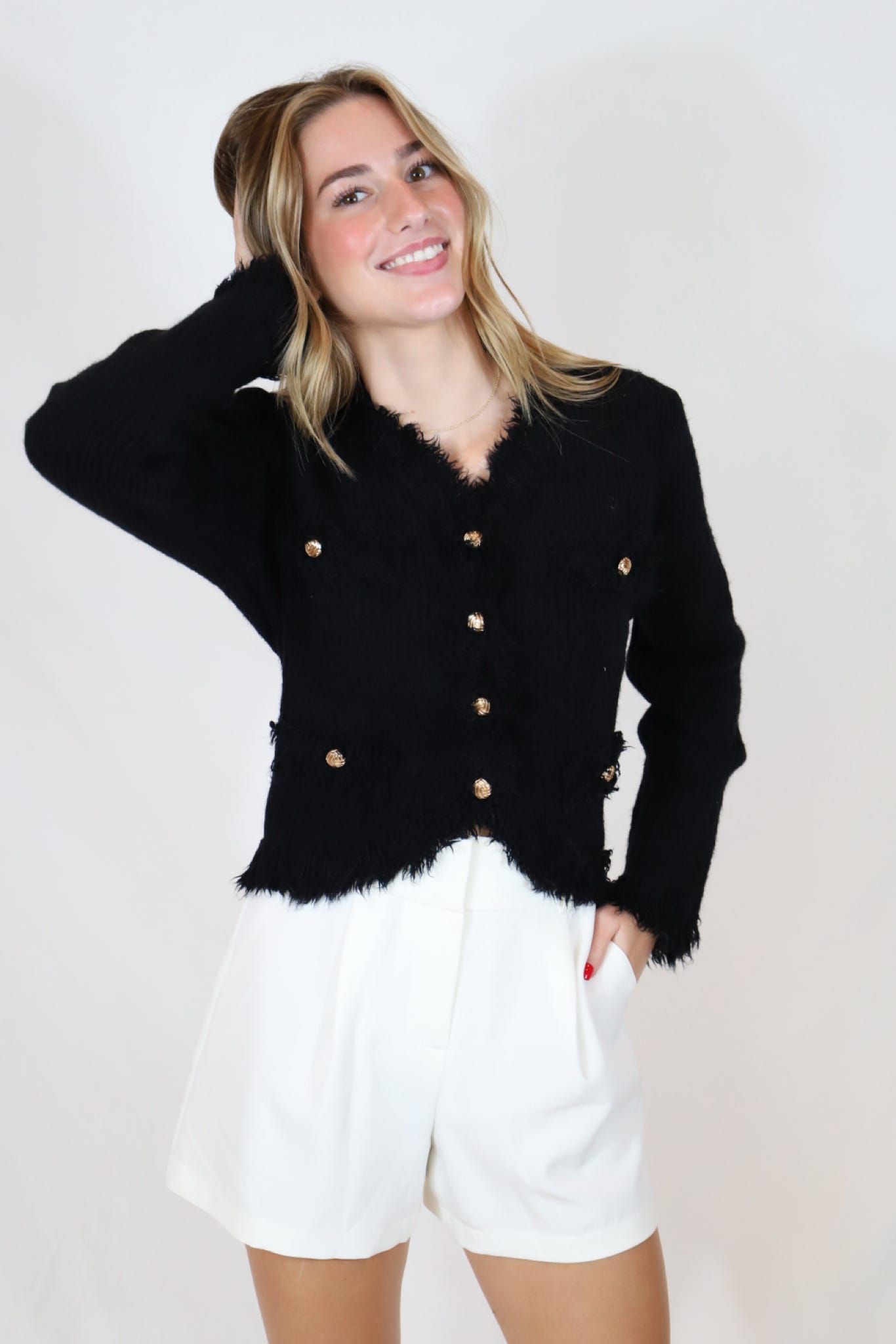 Sophisticated Black Cardigan