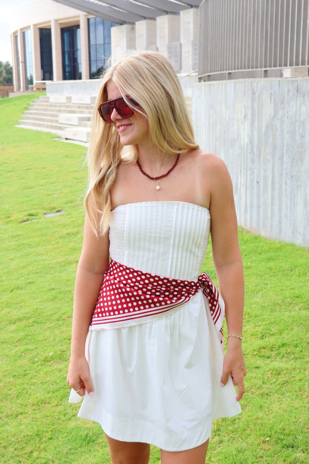 Scarf- Polka Dot Aggie