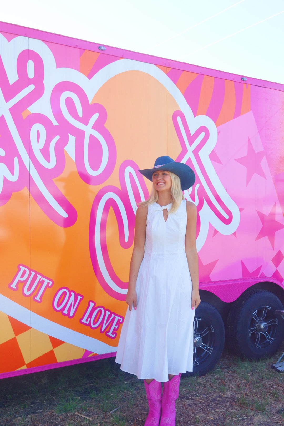 Keyhole Midi Dress