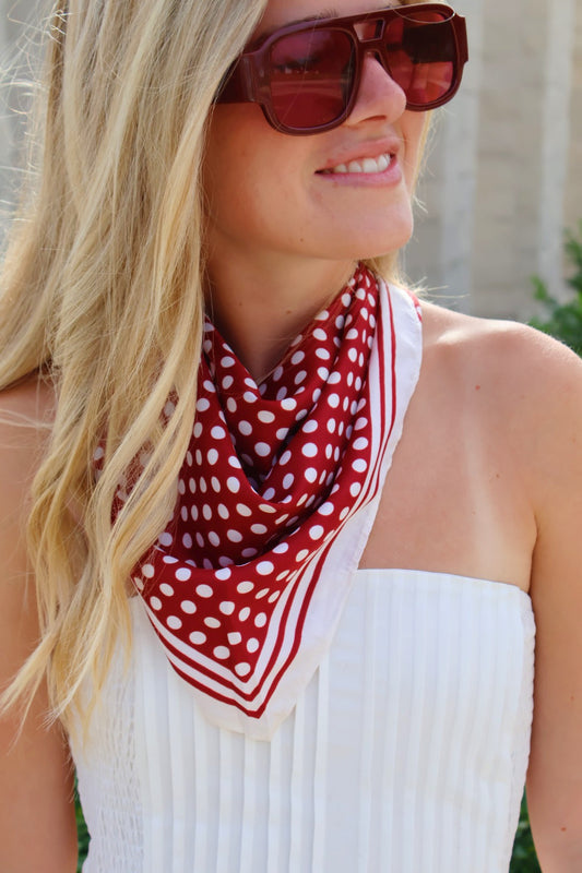 Scarf- Polka Dot Aggie