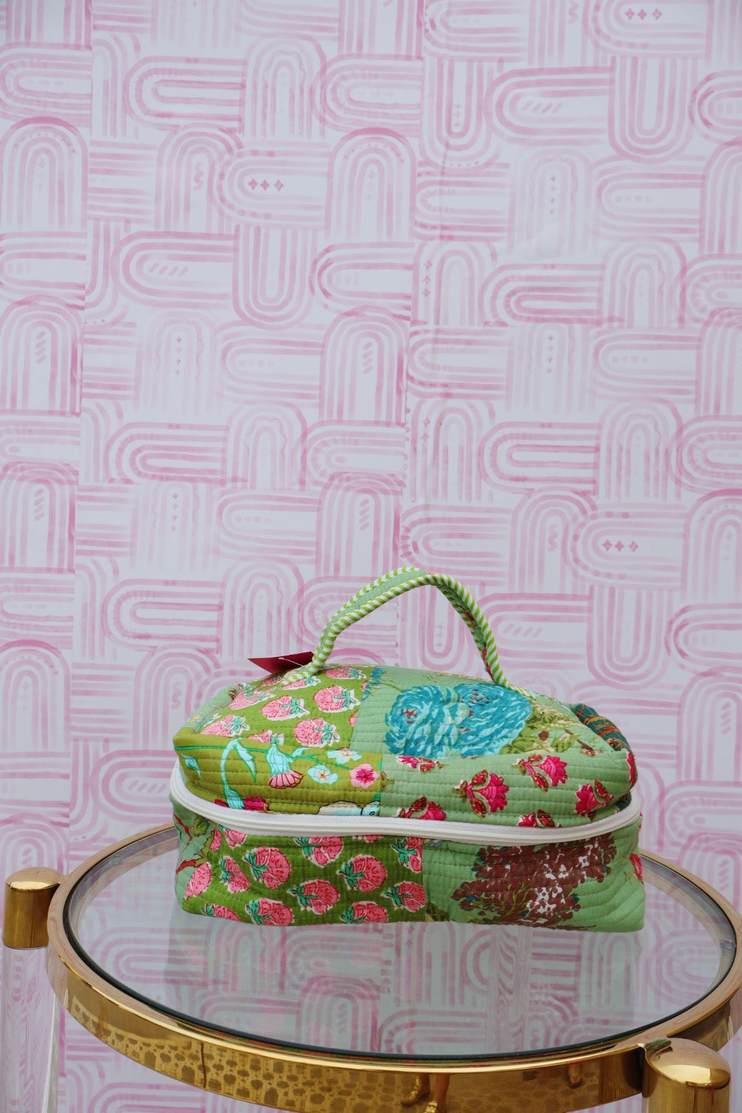 Patchworked Cosmetic bag