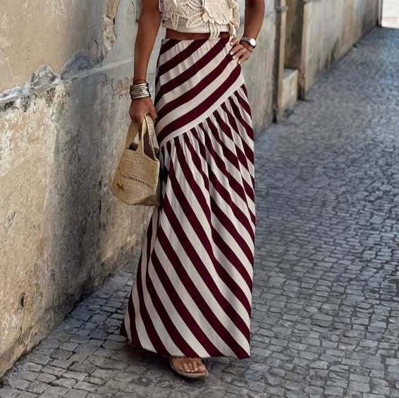 Maroon Resort Skirt
