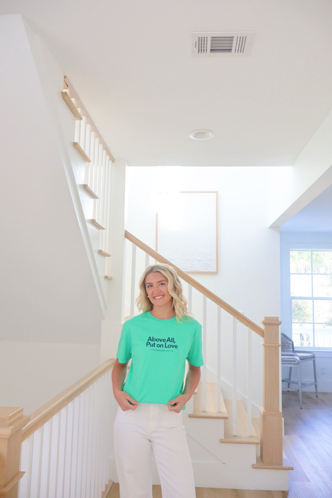 Put On Love Signature Tee - Green