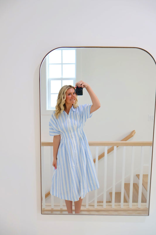 Striped Midi Dress