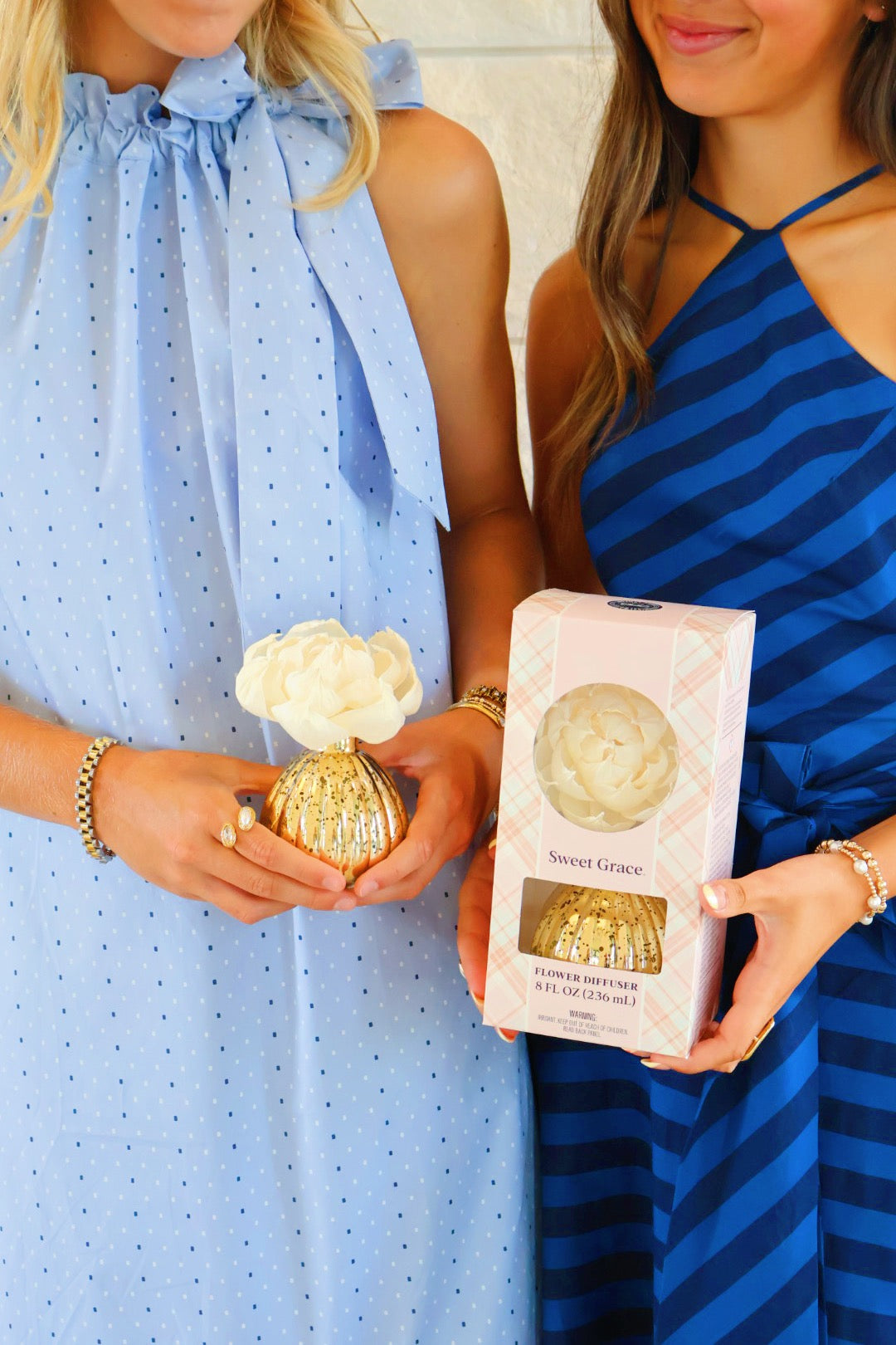 Sweet Grace Gold Diffuser- Clear