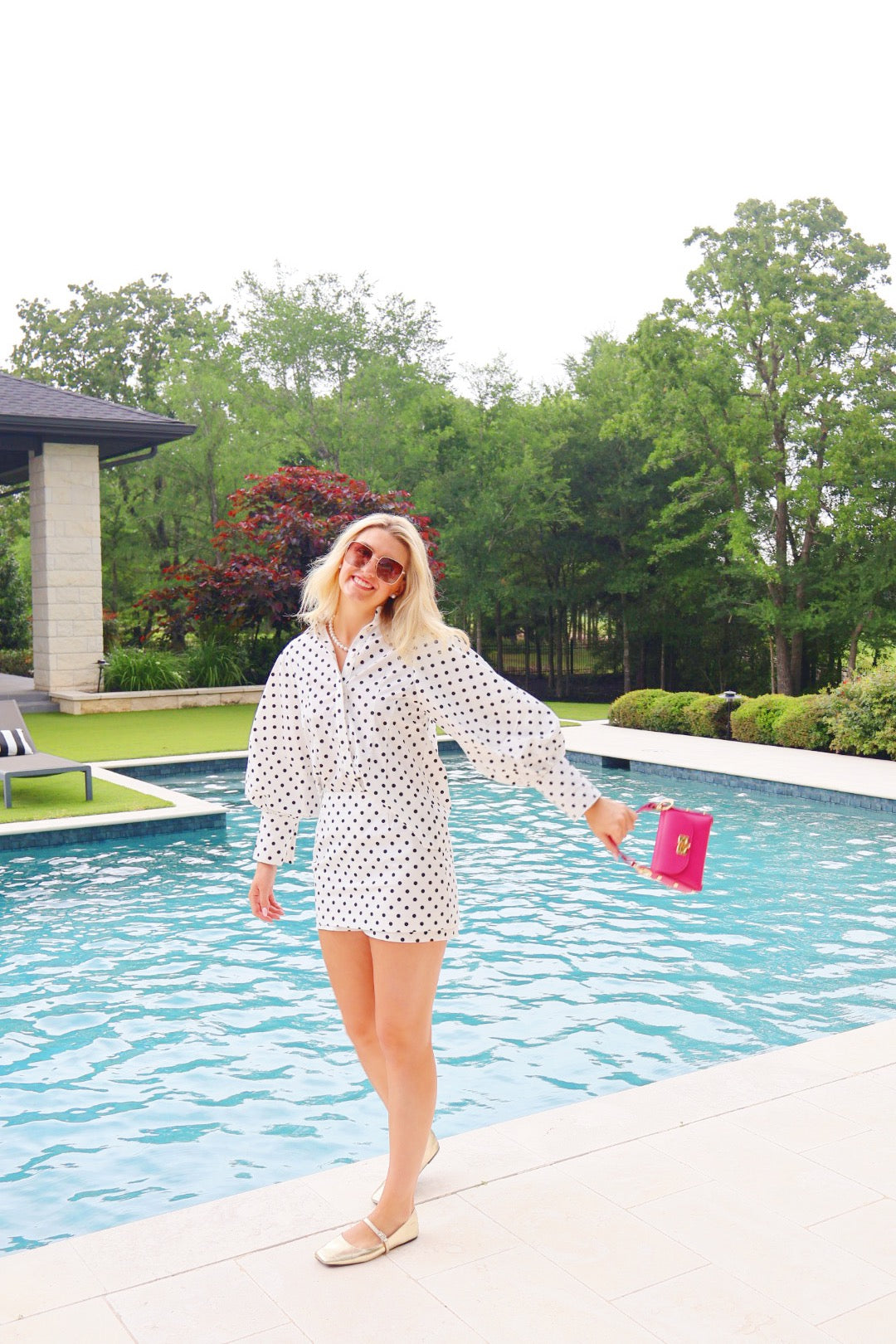 Polka Dot Skort