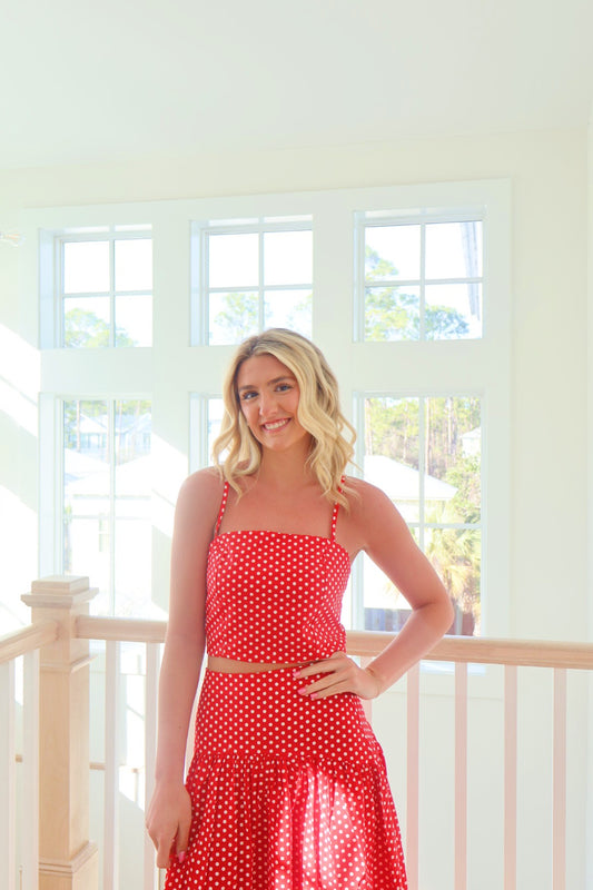 Red Polka Dot Set