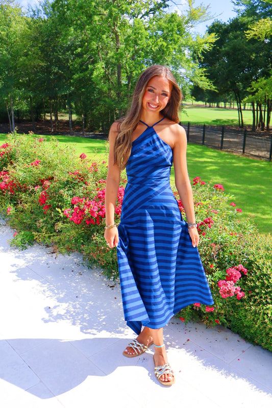 The Navy Wrap Dress