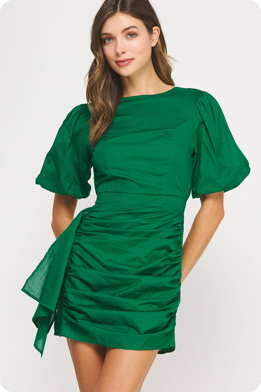 Emerald Mini Dress