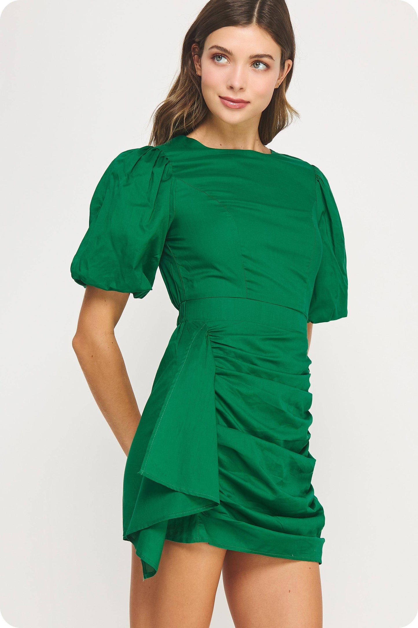 Emerald Mini Dress