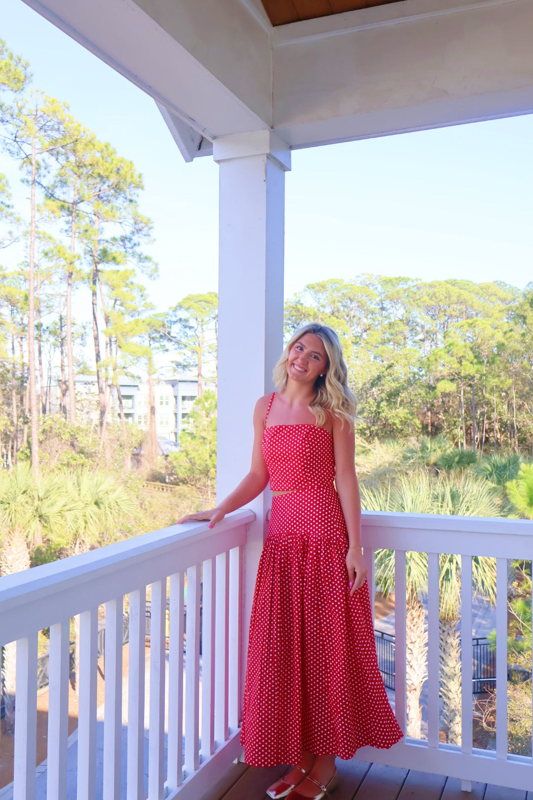 Red Polka Dot Set