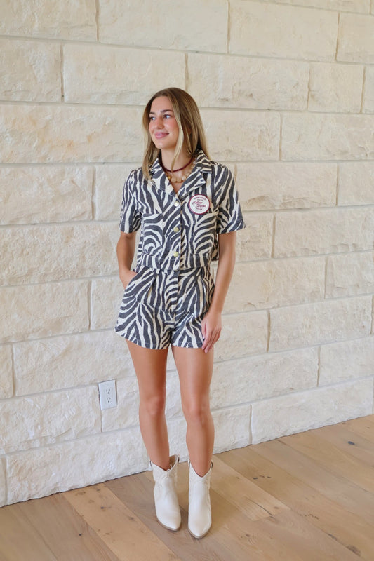 Zebra Print Jacket