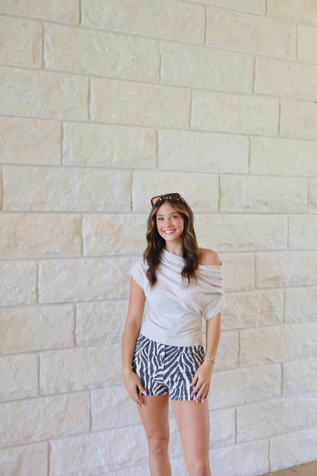 Zebra Print Shorts