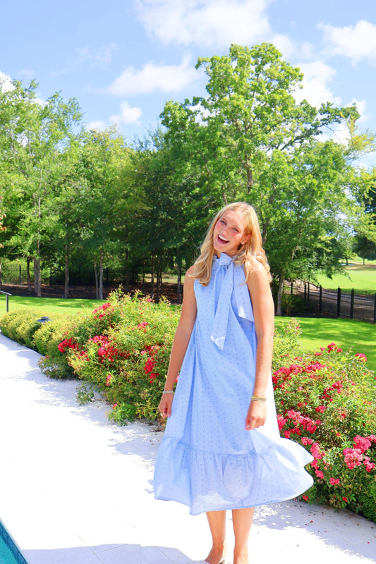 Polka Dot Midi Dress