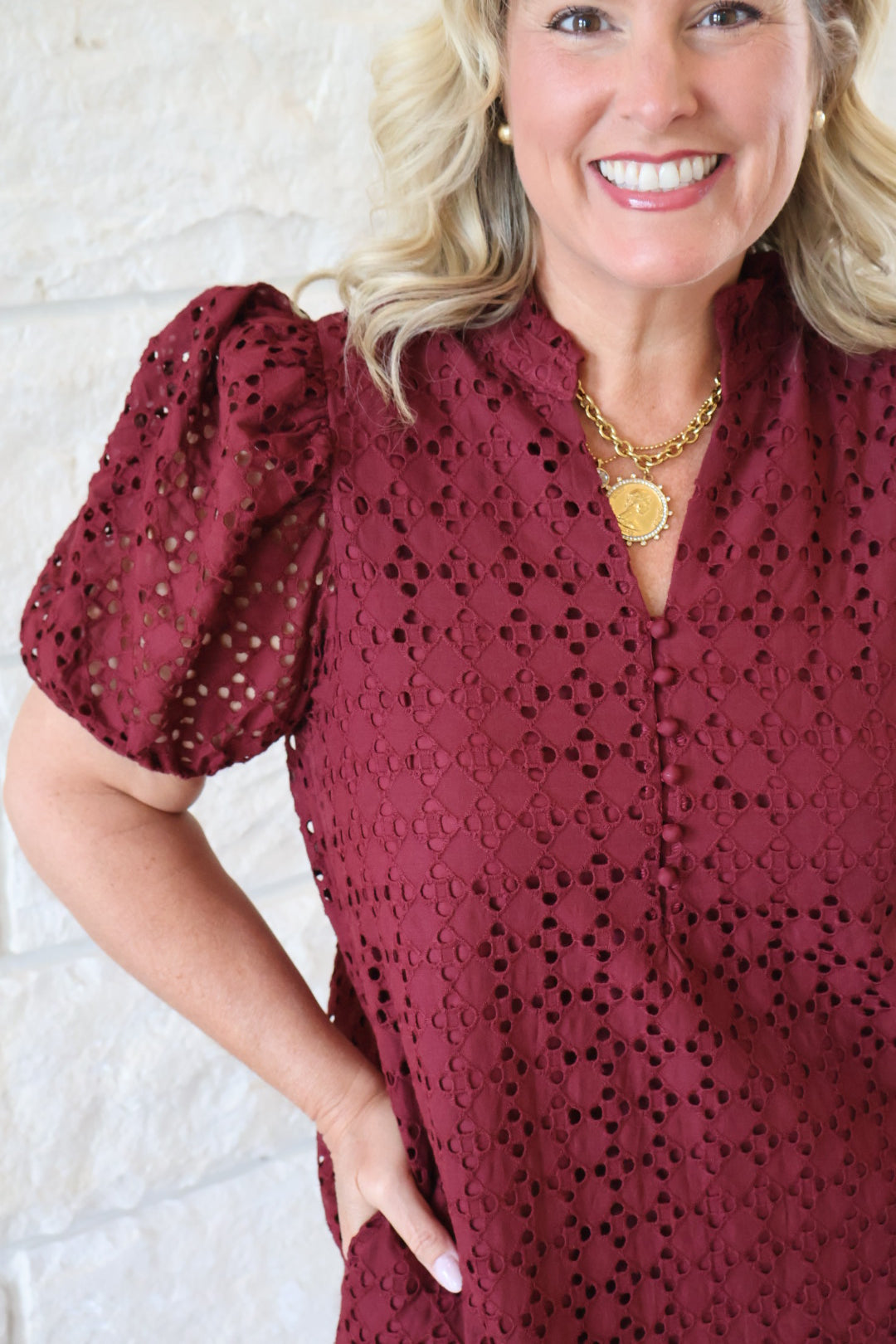Burgundy Belle Dress