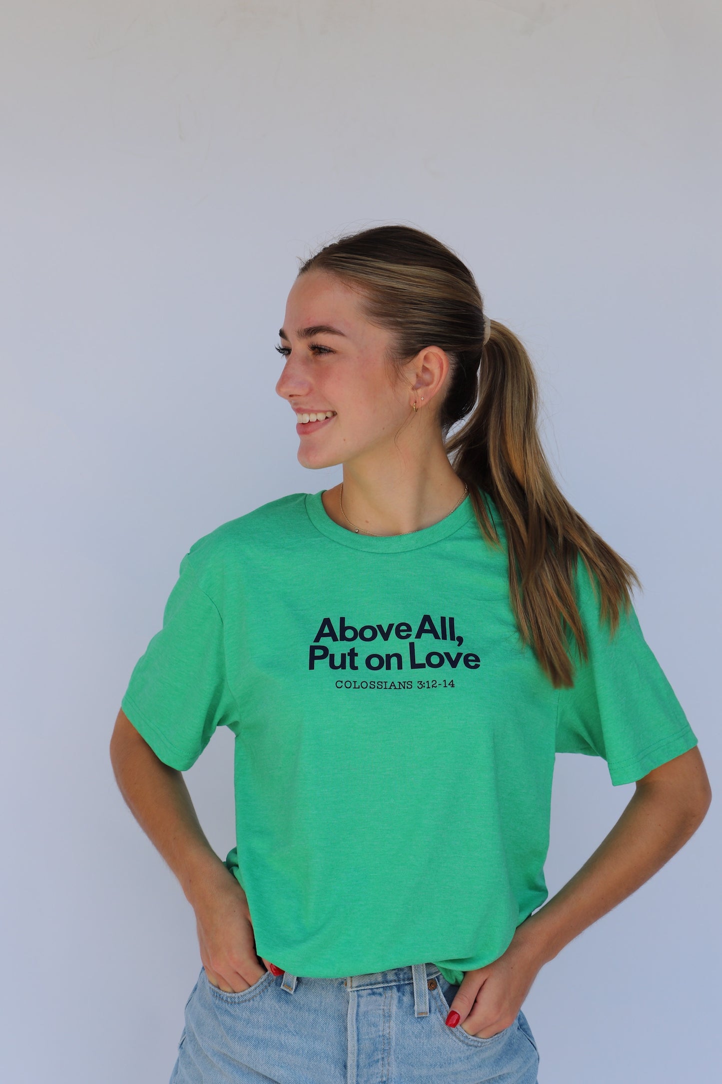 Put On Love Signature Tee - Green