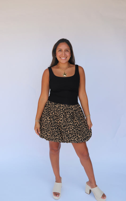Leopard Bubble Dress
