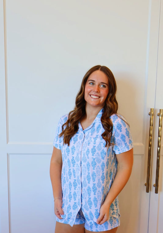 Claire Pajama Short Set