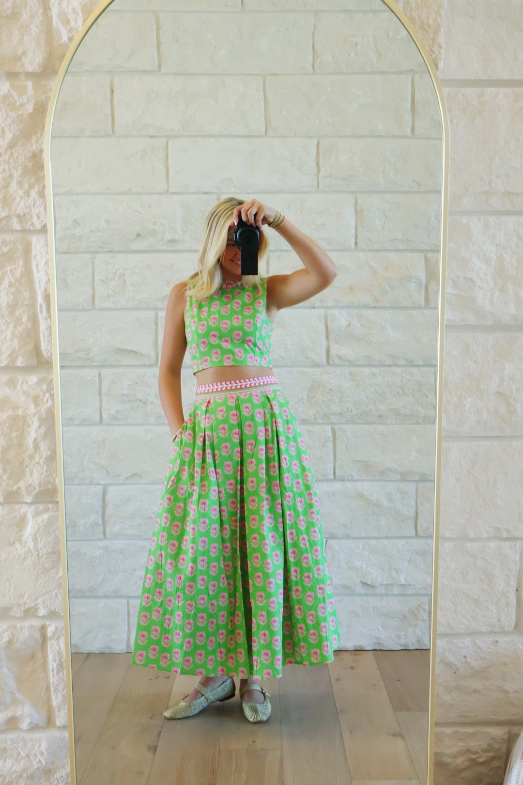 Green & Pink Maxi Set