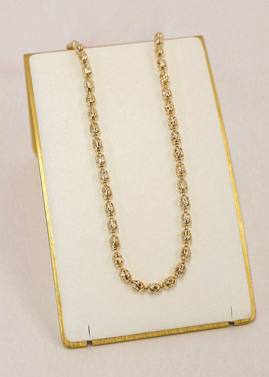 Gold Beaded Necklace