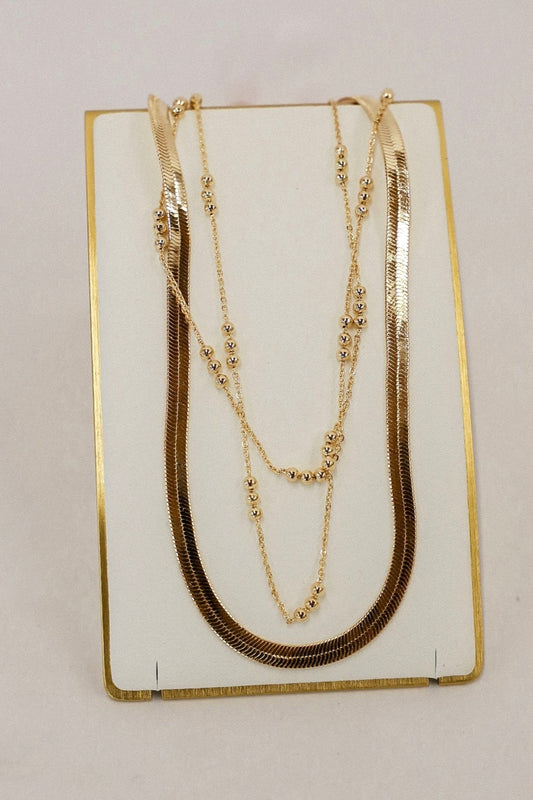 Layered Gold Necklace