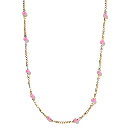 Linny Co Dabney Pink Necklace