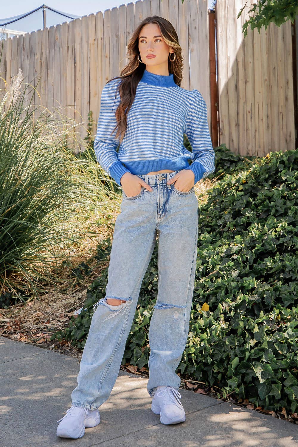 Striped Blue Sweater