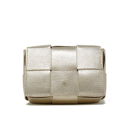 Woven Gold Purse