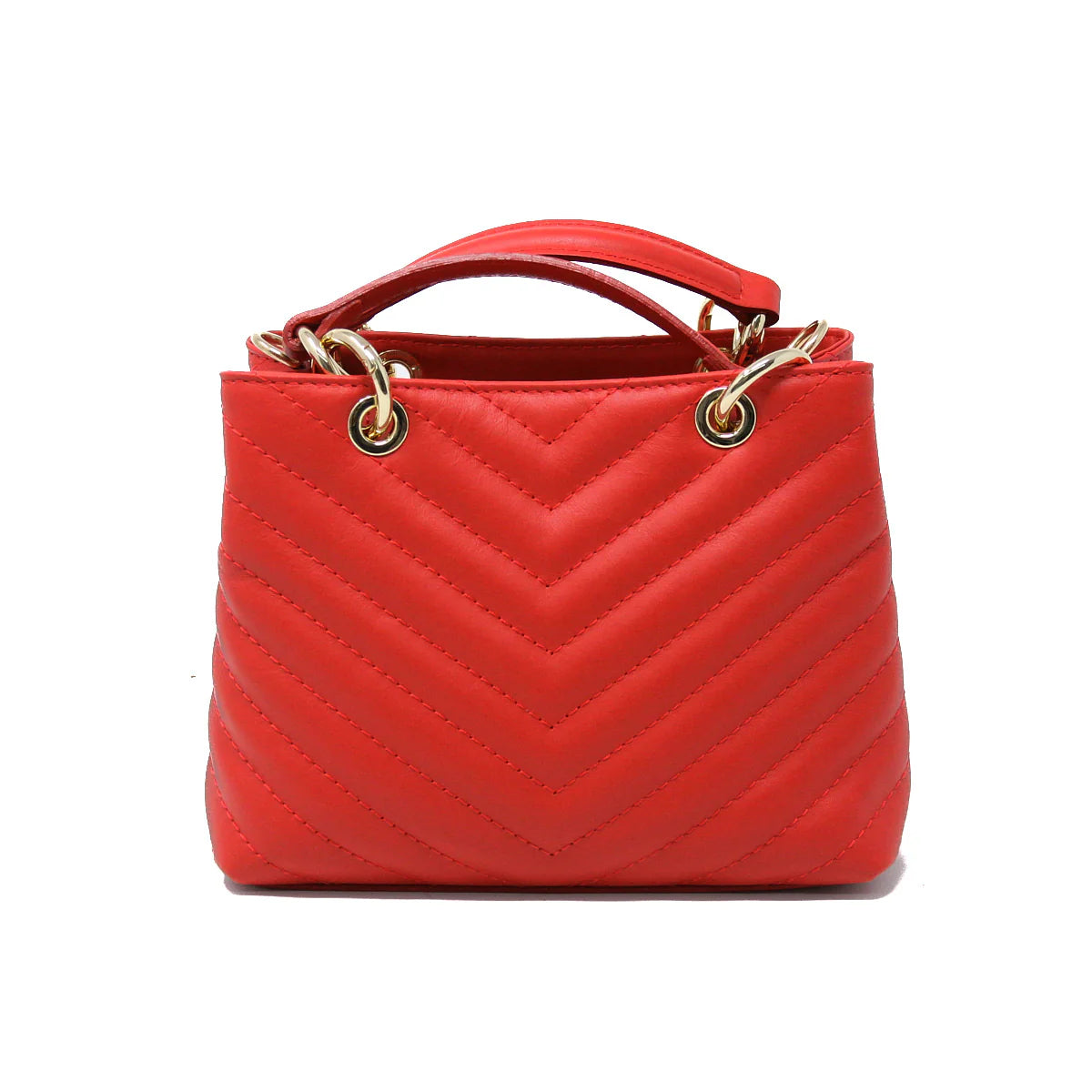 Red Handle Purse
